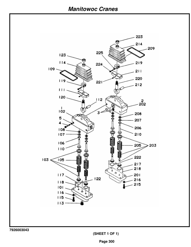 Grove RT650E Crane Parts Manual 223802 2015-2