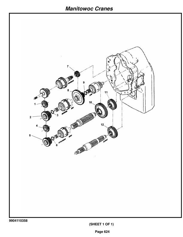 Grove RT650E Crane Parts Manual 224345 2015-3