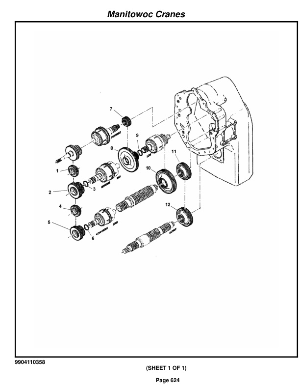 Grove RT650E Crane Parts Manual 224346 2015-3