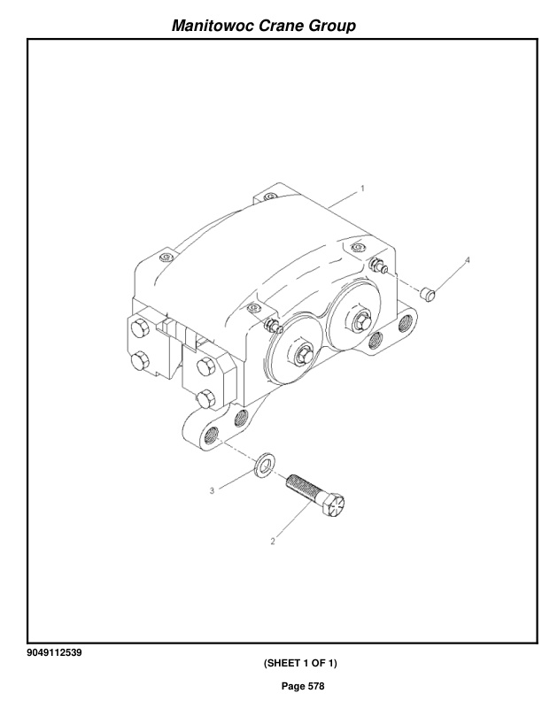 Grove RT650E Crane Parts Manual 224500 2005-3