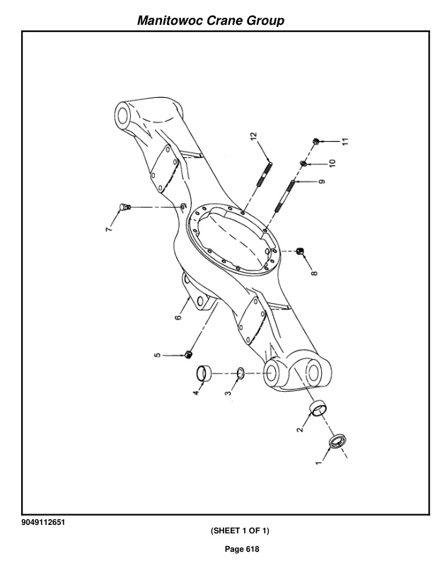 Grove RT650E Crane Parts Manual 224716 2005-3