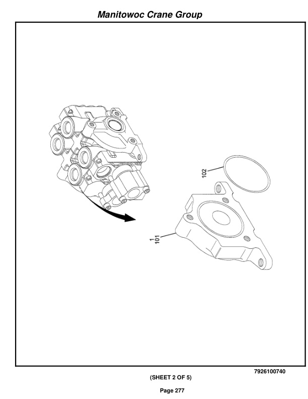 Grove RT650E Crane Parts Manual 225142 2006-2