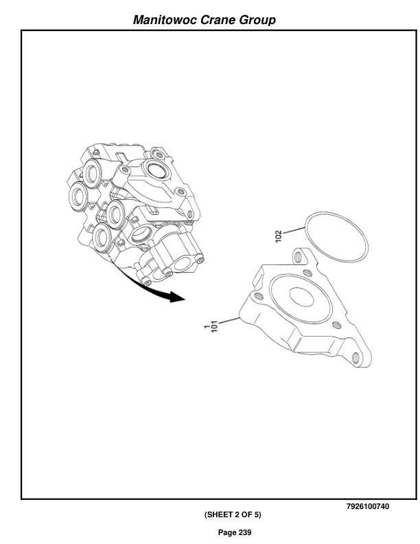 Grove RT650E Crane Parts Manual 225386 2006-2