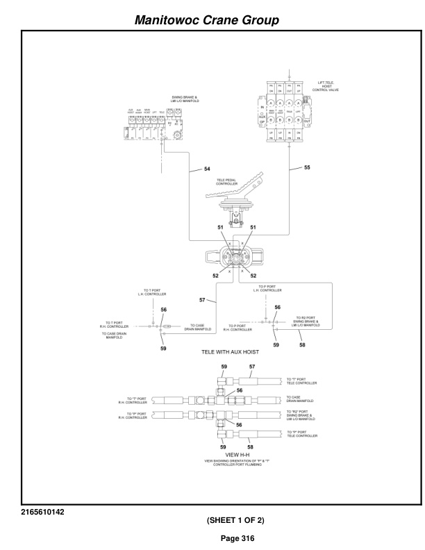 Grove RT650E Crane Parts Manual 225428 2007-2