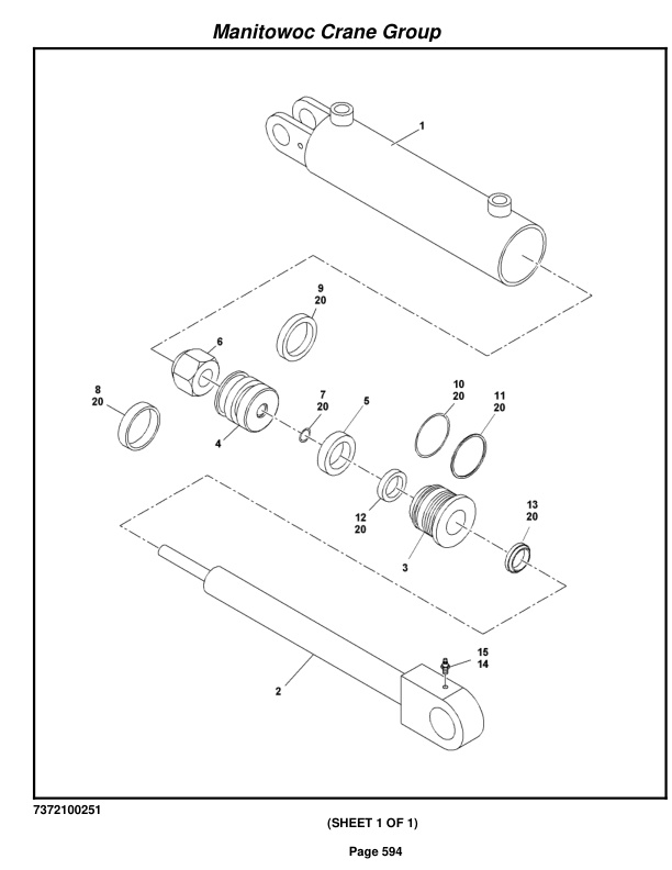 Grove RT650E Crane Parts Manual 225657 2006-3