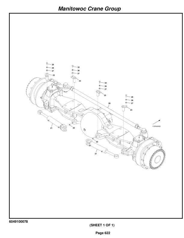 Grove RT650E Crane Parts Manual 225686 2008-3