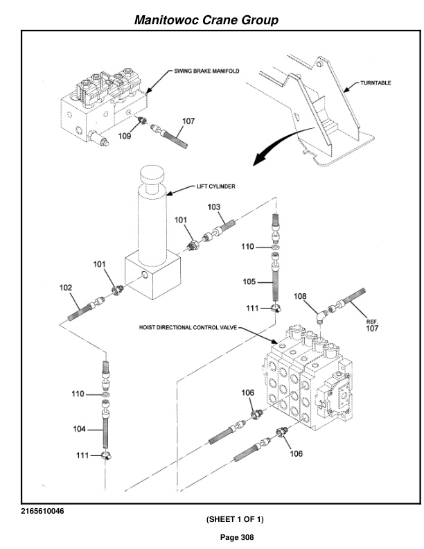 Grove RT650E Crane Parts Manual 225886 2009-2