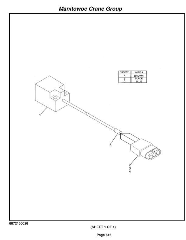 Grove RT650E Crane Parts Manual 225984 2007-3