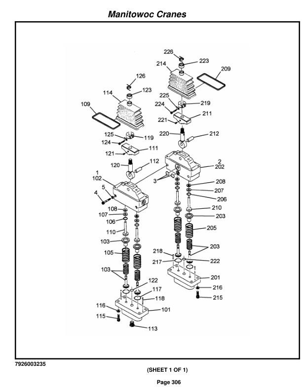 Grove RT650E Crane Parts Manual 226309 2017-2