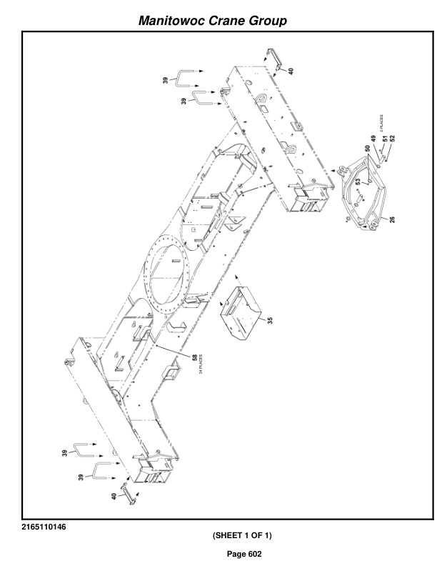 Grove RT650E Crane Parts Manual 226758 2007-3