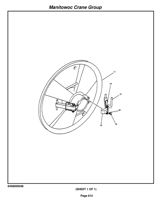 Grove RT650E Crane Parts Manual 227171 2007-3