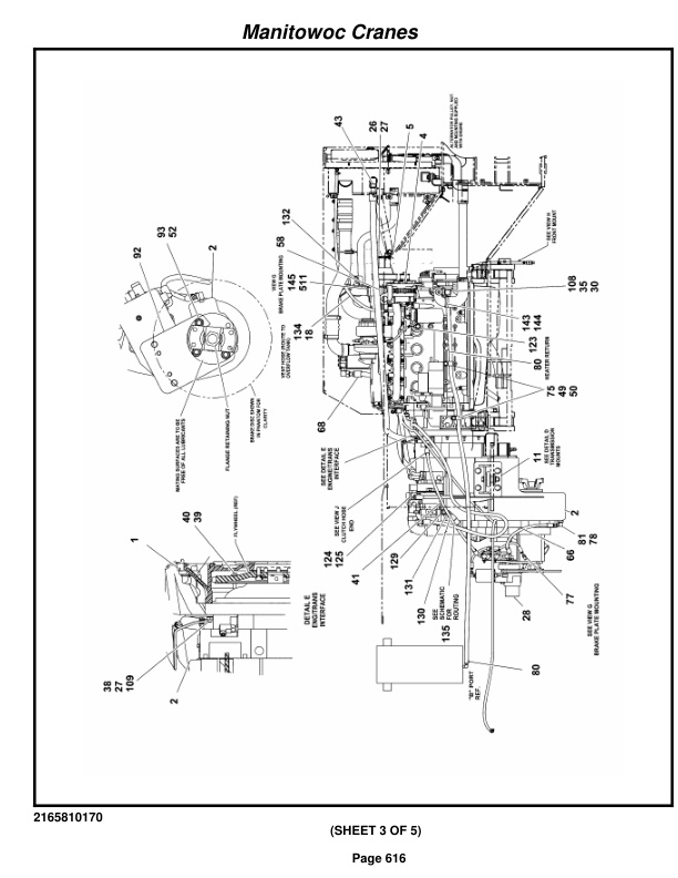 Grove RT650E Crane Parts Manual 227764 2016-3