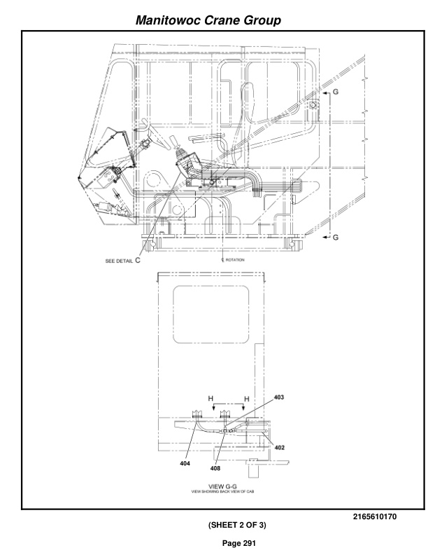 Grove RT650E Crane Parts Manual 228208 2008-2