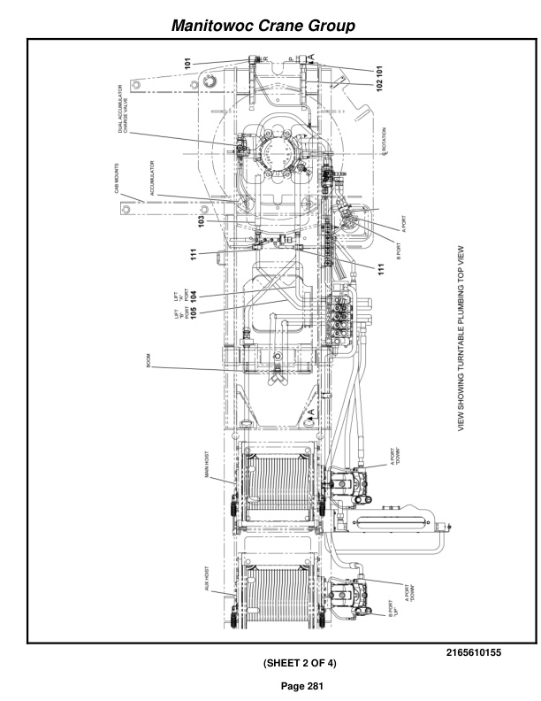 Grove RT650E Crane Parts Manual 228975 2008-2