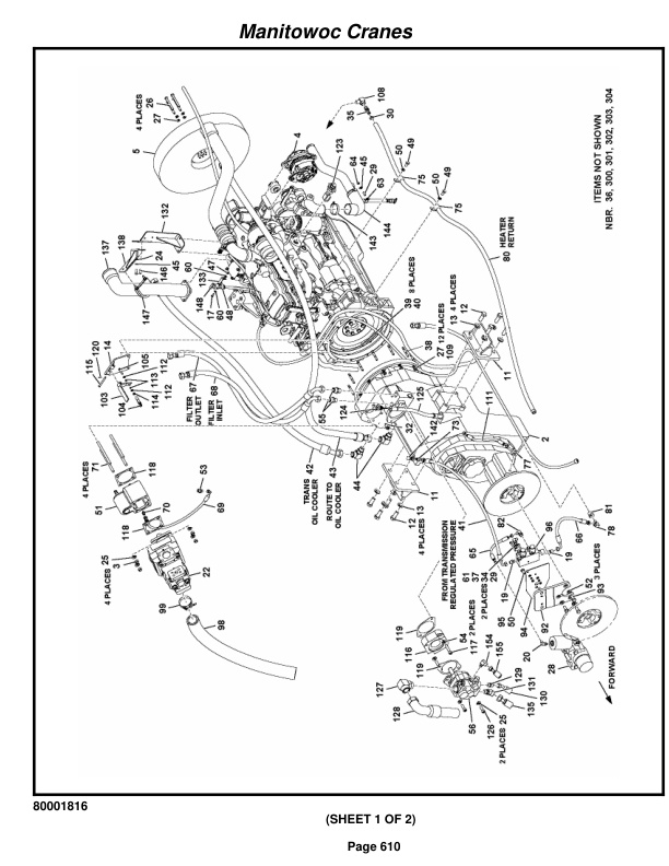 Grove RT650E Crane Parts Manual 229228 2017-3