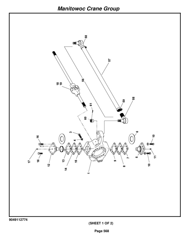 Grove RT650E Crane Parts Manual 229421 2008-3