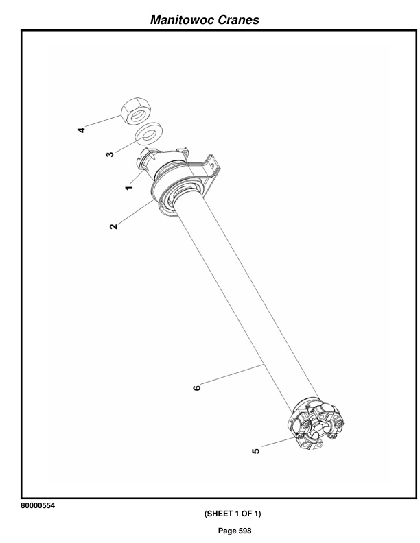 Grove RT650E Crane Parts Manual 229428 2015-3