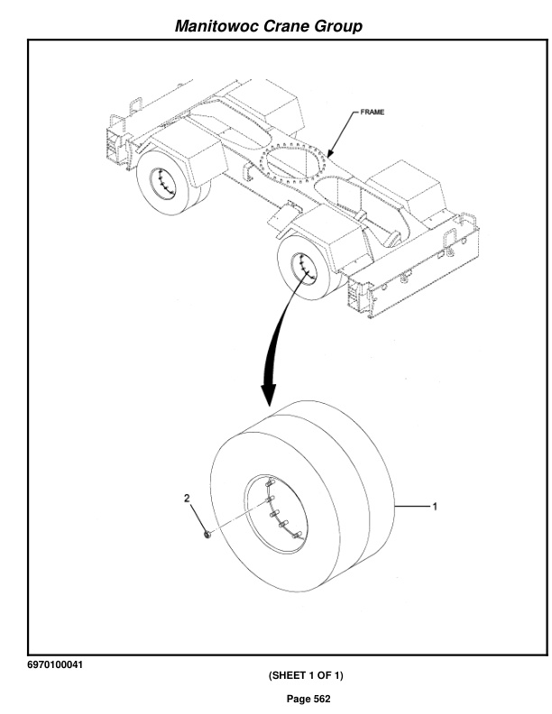 Grove RT650E Crane Parts Manual 229854 2009-3