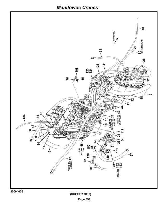 Grove RT650E Crane Parts Manual 229914 2009-3