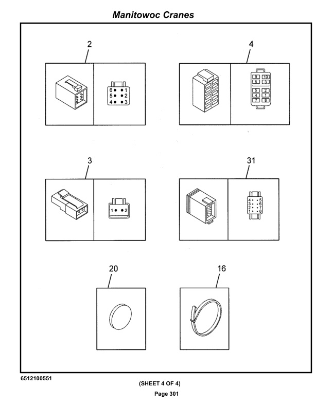 Grove RT650E Crane Parts Manual 230349 2019-2