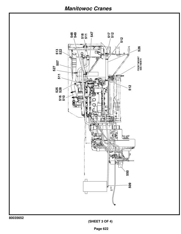 Grove RT650E Crane Parts Manual 231863 2014-3