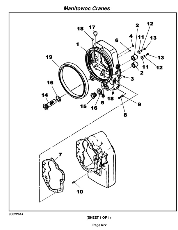 Grove RT650E Crane Parts Manual 232849 2012-3