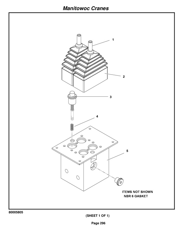 Grove RT650E Crane Parts Manual 232884 2012-2