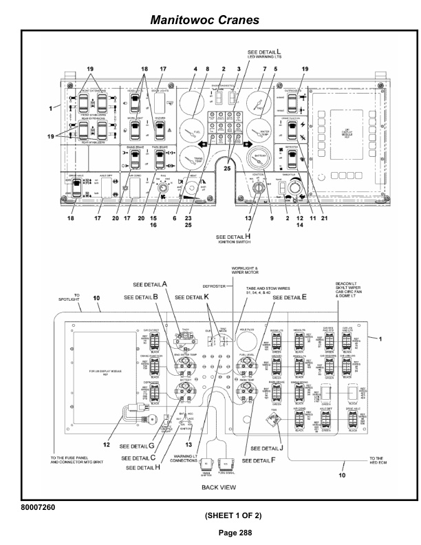 Grove RT650E Crane Parts Manual 233317 2012-2