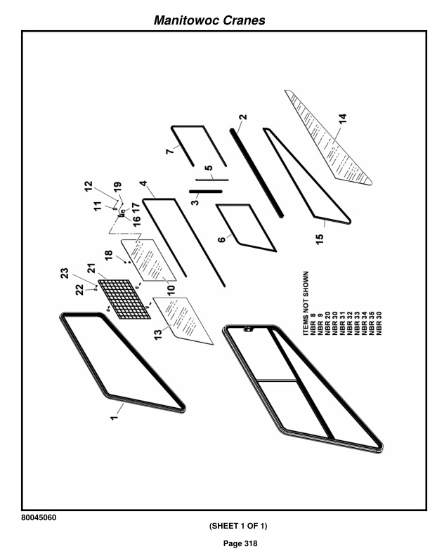 Grove RT650E Crane Parts Manual 233667 2015-2