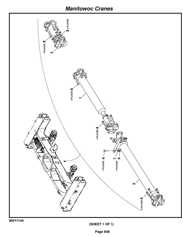 Grove RT650E Crane Parts Manual 233667 2015-3