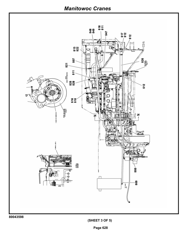 Grove RT650E Crane Parts Manual 233842 2013-3