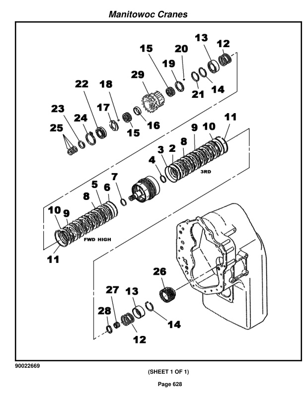 Grove RT650E Crane Parts Manual 234599 2017-3