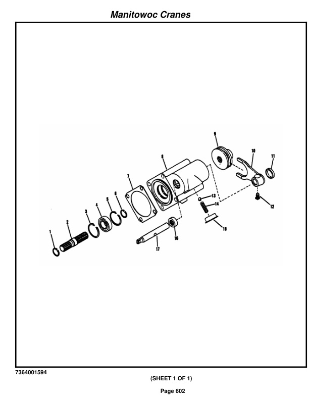 Grove RT650E Crane Parts Manual 235817 2017-3