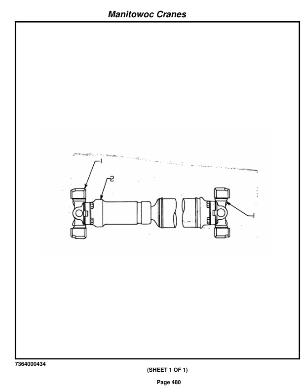 Grove RT65S Crane Parts Manual 31844 2016-3