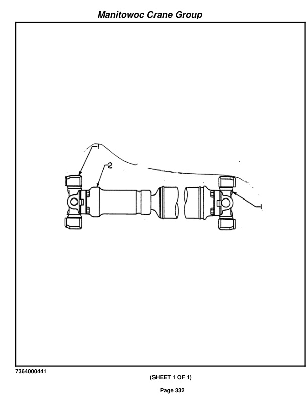 Grove RT65S Crane Parts Manual 33376 2007-3