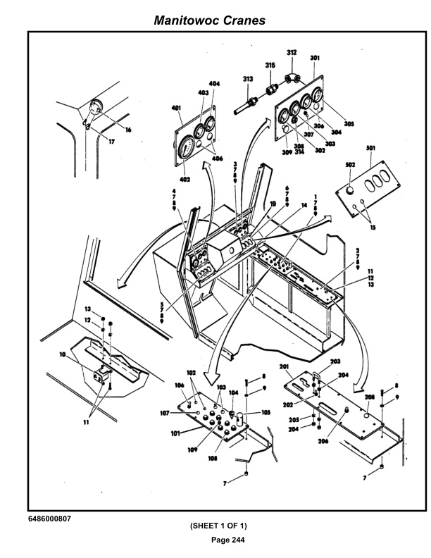 Grove RT740 Crane Parts Manual 45856 2020-2