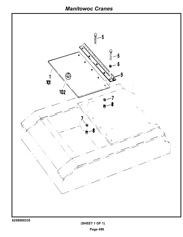 Grove RT740 Crane Parts Manual 45856 2020-3