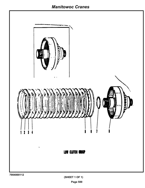 Grove RT740 Crane Parts Manual 47518 2021-3