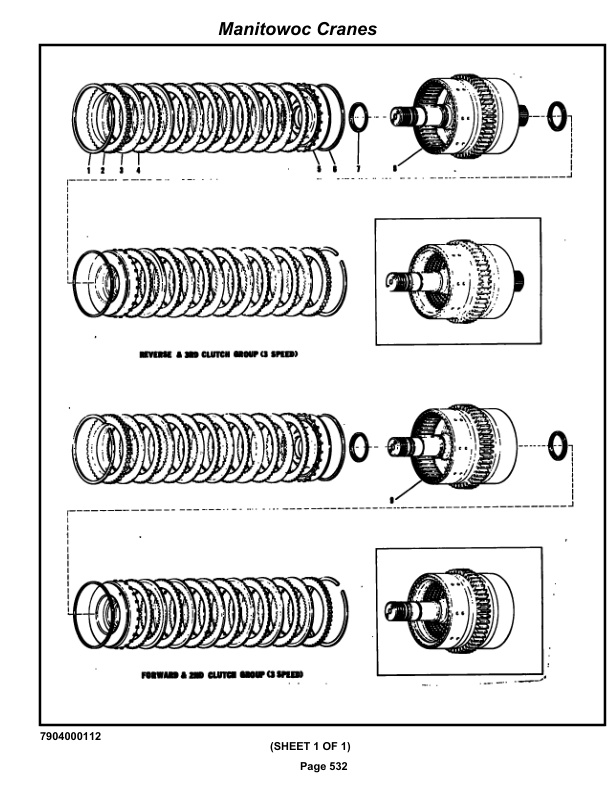 Grove RT740 Crane Parts Manual 48503 2020-3