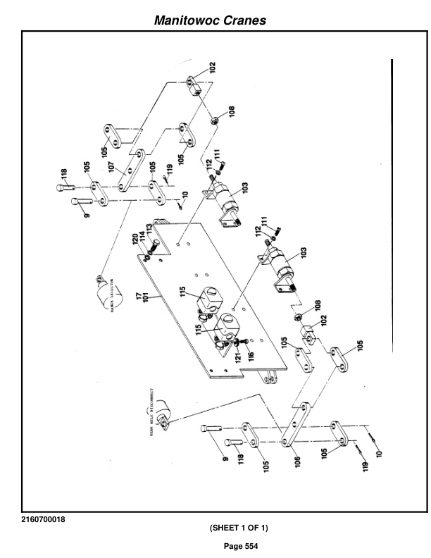 Grove RT740 Crane Parts Manual 49667 2010-3