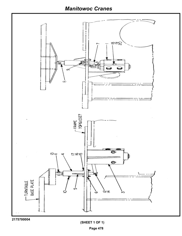 Grove RT740 Crane Parts Manual 50706 2020-3