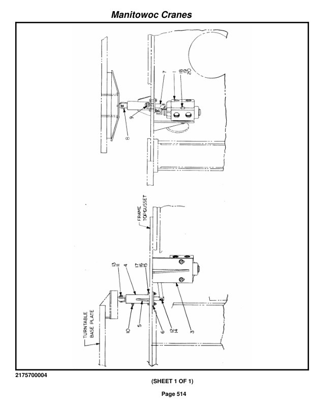 Grove RT740 Crane Parts Manual 66250 2017-3