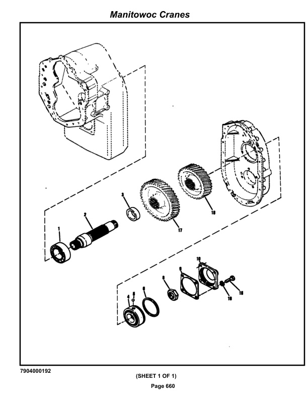 Grove RT740B Crane Parts Manual 73817 2020-3