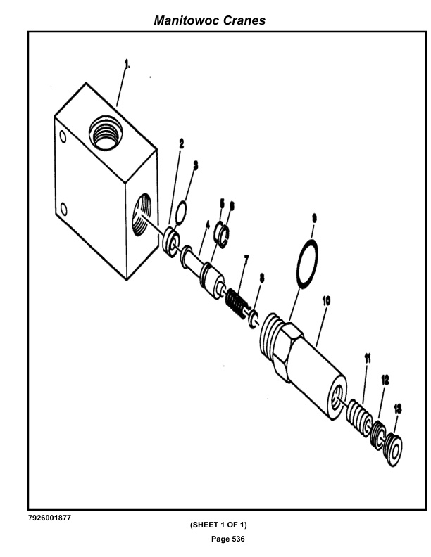 Grove RT744B Crane Parts Manual 74970 005 2019-3