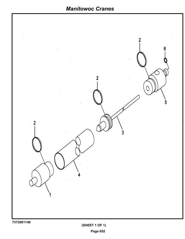 Grove RT745 Crane Parts Manual 73953 2022-3