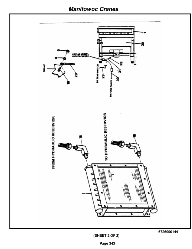 Grove RT745 Crane Parts Manual 75697 2016-2