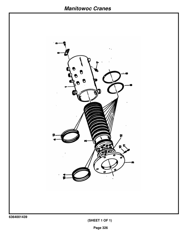 Grove RT745 Crane Parts Manual 75800 2016-2