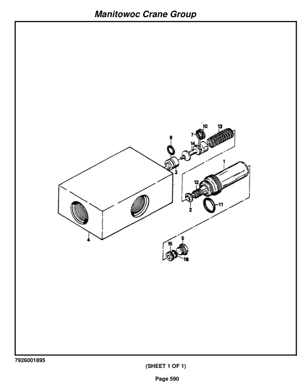 Grove RT745 Crane Parts Manual 79024 2006-3