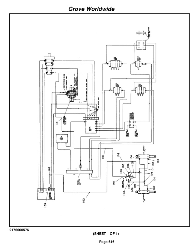 Grove RT745 Crane Parts Manual 79626 2004-3