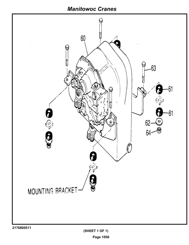Grove RT745 Crane Parts Manual 84524 2021-3